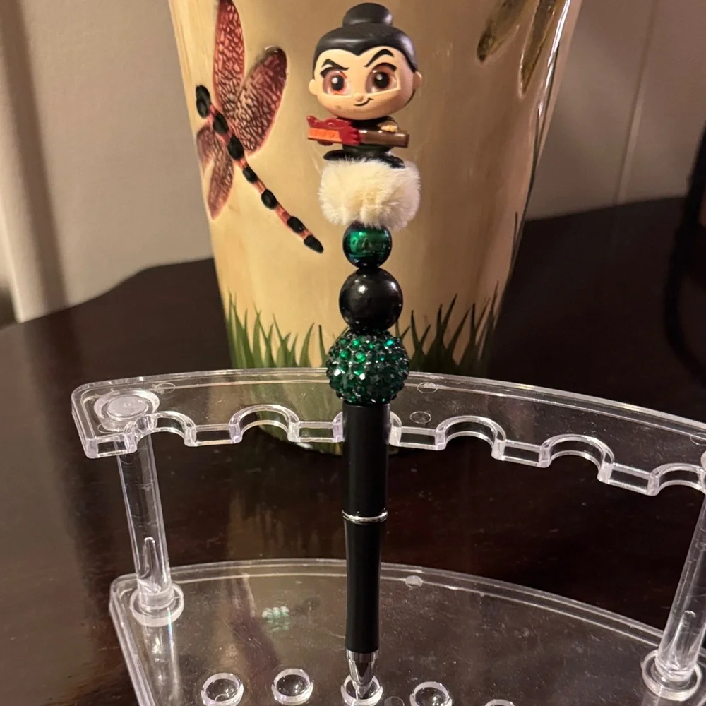 Disney Doorables Mulan Custom Beaded Pen Set